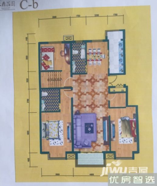 建面建筑面积：约128平米