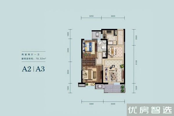 建面建筑面积：约78平米