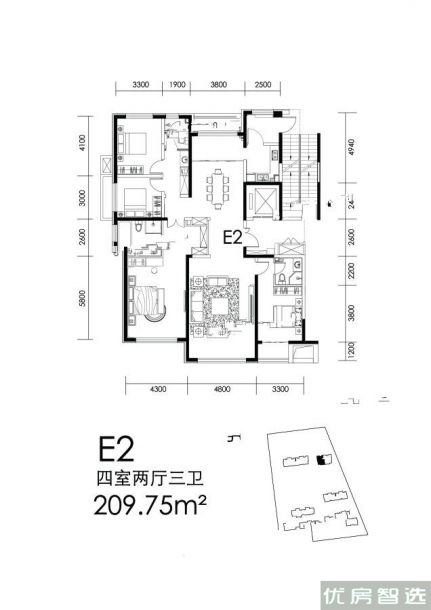 建面建筑面积：约84平米