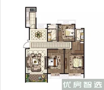 建面建筑面积：约119平米