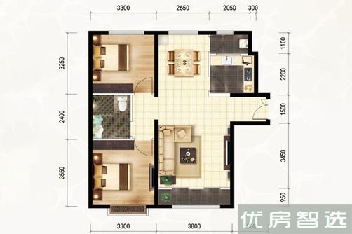 建面建筑面积：约93平米