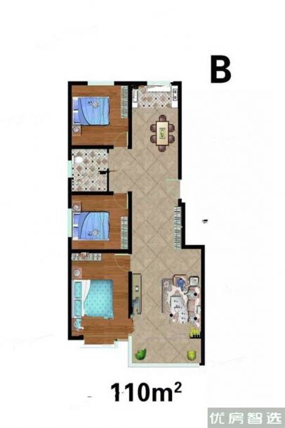 建面建筑面积：约80平米