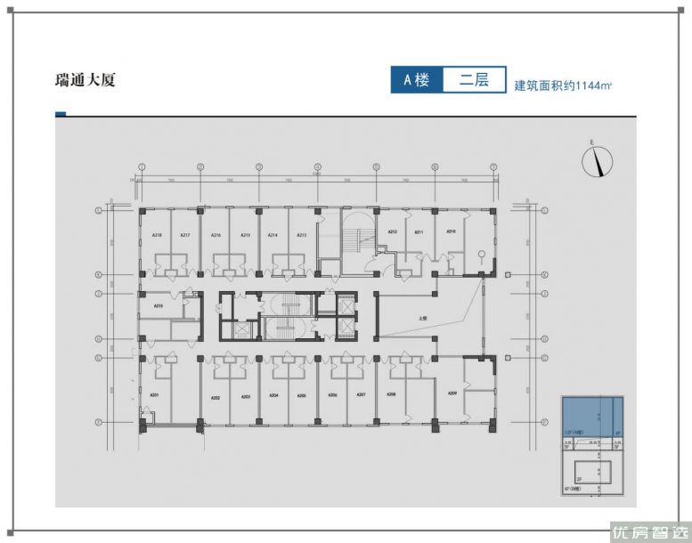 建面建筑面积：约50平米