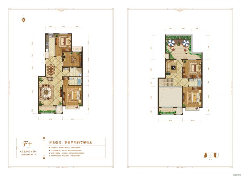 建面建筑面积：约190平米