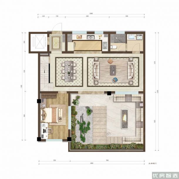 建面建筑面积：约140平米