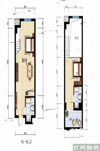 建面建筑面积：约83平米