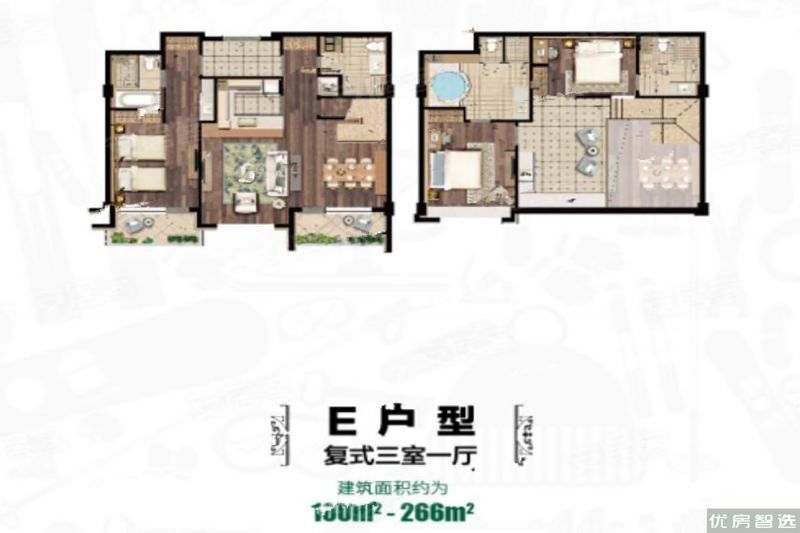 建面建筑面积：约190平米