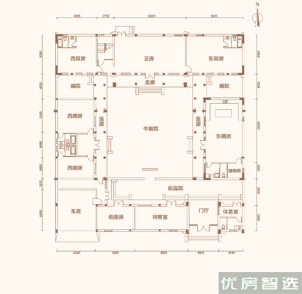 建面建筑面积：约821平米