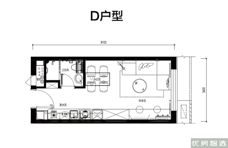 建面建筑面积：约38平米