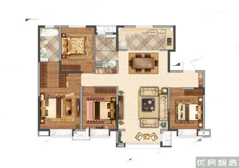 建面建筑面积：约138平米