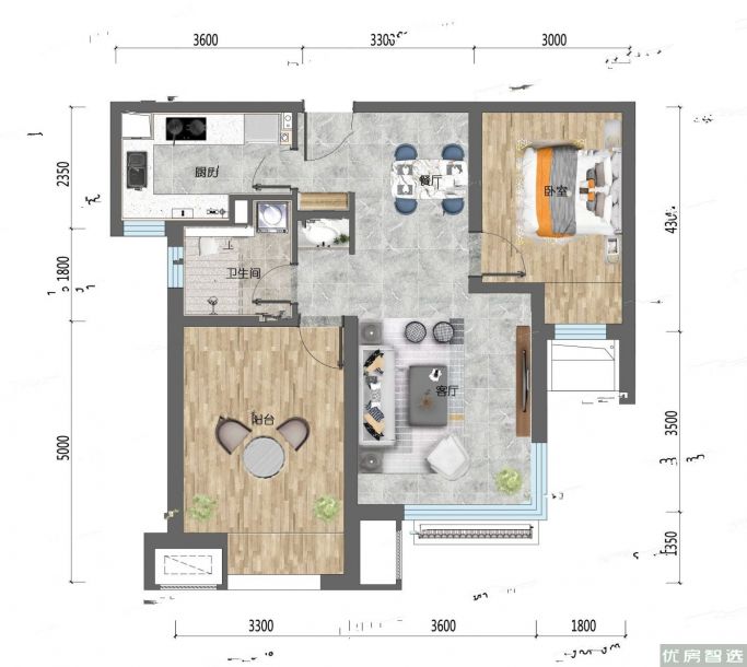 建面建筑面积：约81平米