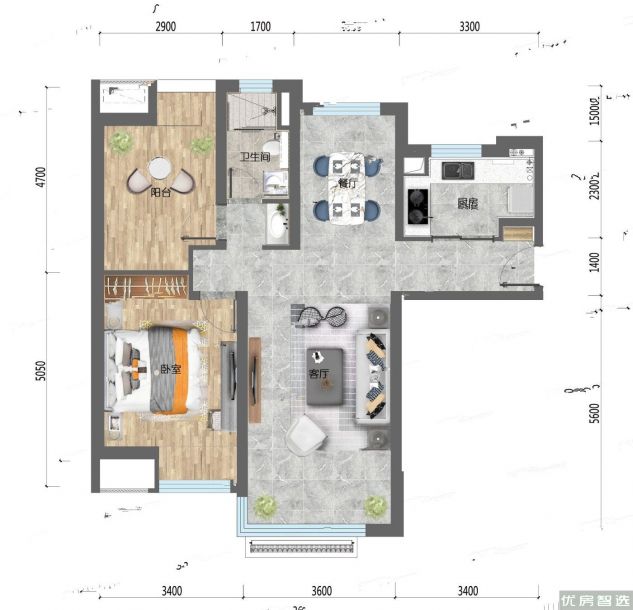 建面建筑面积：约96平米