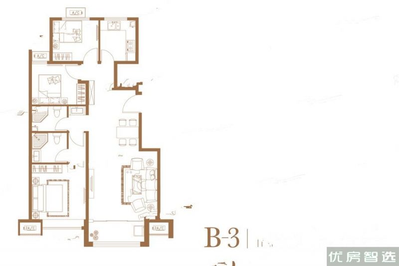 建面建筑面积：约96平米