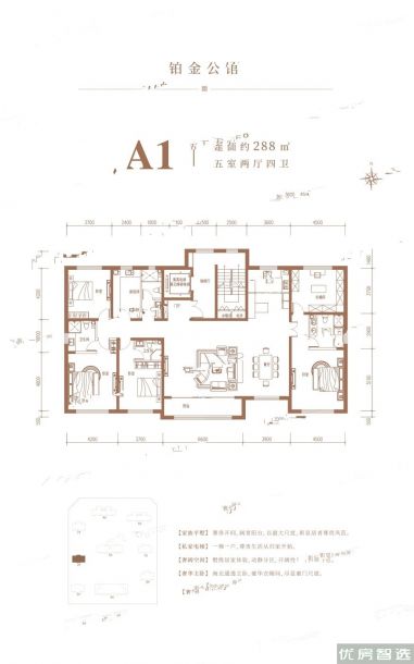 建面建筑面积：约288平米