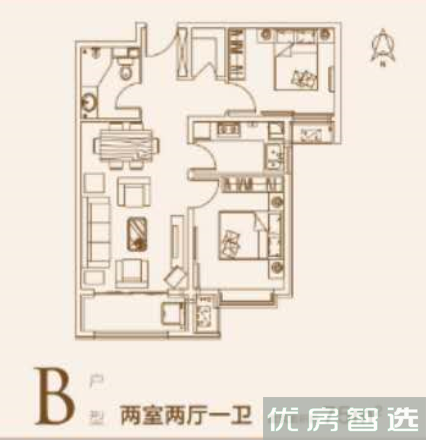 建面建筑面积：约75平米