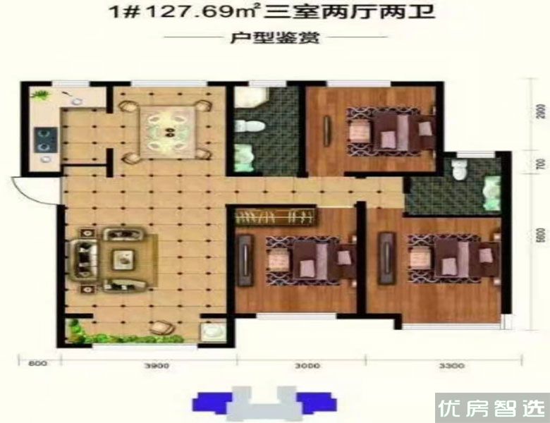 建面127.69